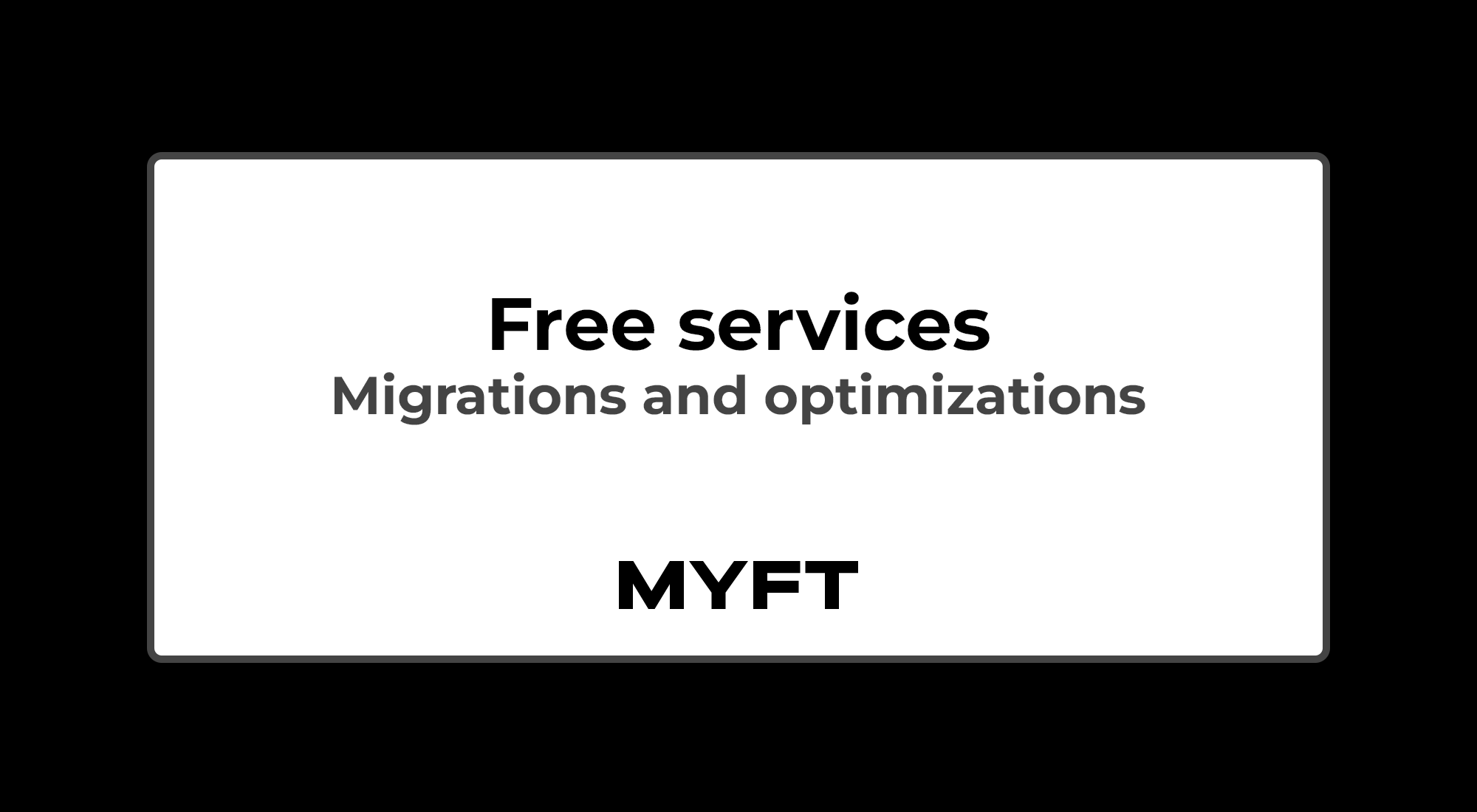 We offer free unlimited websites migrations and optimizations for every customer. Read how it works.